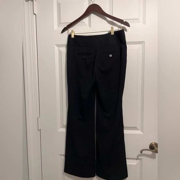 WHBM BLACK FLARE LEG LEGACY PANTS- SIZE OS - Picture 6 of 6